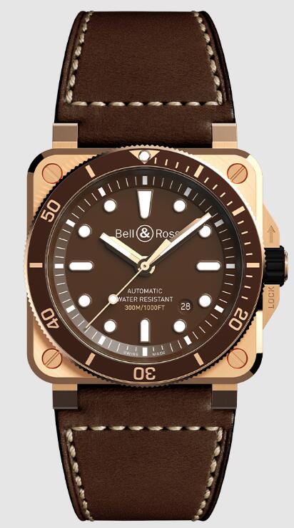 Bell & Ross BR 03-92 DIVER BROWN BR0392-D-BR-BR/SCA Replica watch